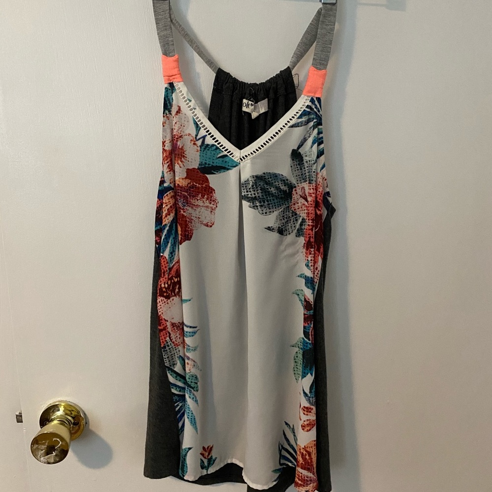 Jolt brand floral tank top